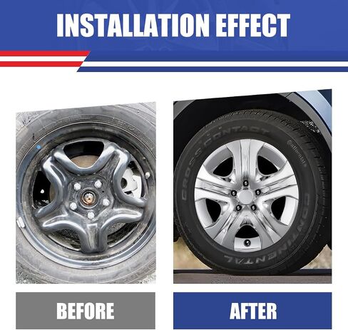 تغطية عجلة Hubcaps 17 بوصة من أجل تويوتا RAV4 2013 2014 2015 2015 2017 2018 ، R17 Wheel Rims Cover Cover Caps Snap على السيارة ، مواد ABS ، مجموعة من 4 ، Silver & Black Lacquer in Kuwait
