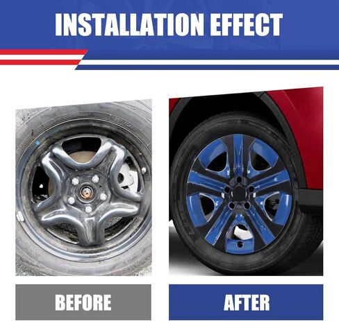 تغطية عجلة Hubcaps 17 بوصة من أجل تويوتا RAV4 2013 2014 2015 2015 2017 2018 ، R17 Wheel Rims Cover Cover Caps Snap على السيارة ، مواد ABS ، مجموعة من 4 ، Silver & Black Lacquer in Kuwait