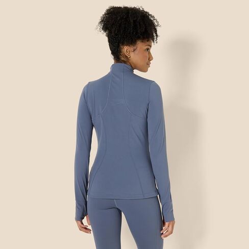 Amazon Essentials Formflex Formflex Buttery Slim Slim Fit Quarter Zip Long Sleeve Pullover Jacket in Kuwait