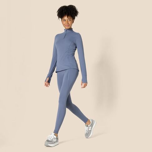 Amazon Essentials Formflex Formflex Buttery Slim Slim Fit Quarter Zip Long Sleeve Pullover Jacket in Kuwait
