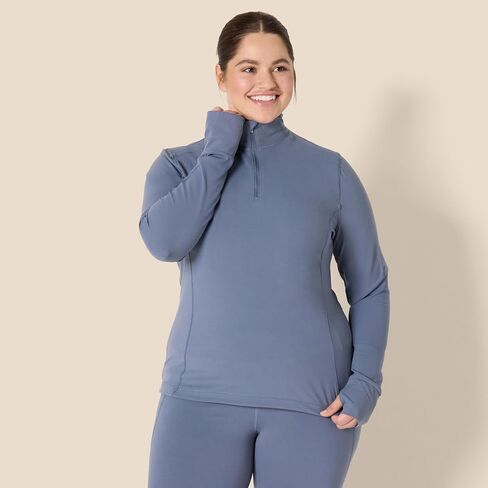 Amazon Essentials Formflex Formflex Buttery Slim Slim Fit Quarter Zip Long Sleeve Pullover Jacket in Kuwait