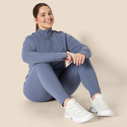 Amazon Essentials Formflex Formflex Buttery Slim Slim Fit Quarter Zip Long Sleeve Pullover Jacket in Kuwait