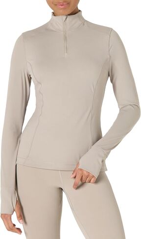 Amazon Essentials Formflex Formflex Buttery Slim Slim Fit Quarter Zip Long Sleeve Pullover Jacket in Kuwait
