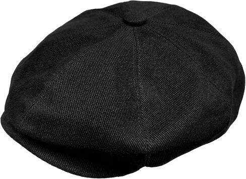 Newsboy Hats for Men Flat Cap Cotton Caps for Men Classic 8 Panel Ivy Hat Driver Cap for Women (Cotton, Denim) in Saudi Arabia