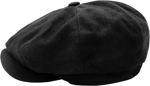 Newsboy Hats for Men Flat Cap Cotton Caps for Men Classic 8 Panel Ivy Hat Driver Cap for Women (Cotton, Denim) in Saudi Arabia