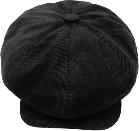 Newsboy Hats for Men Flat Cap Cotton Caps for Men Classic 8 Panel Ivy Hat Driver Cap for Women (Cotton, Denim) in Saudi Arabia