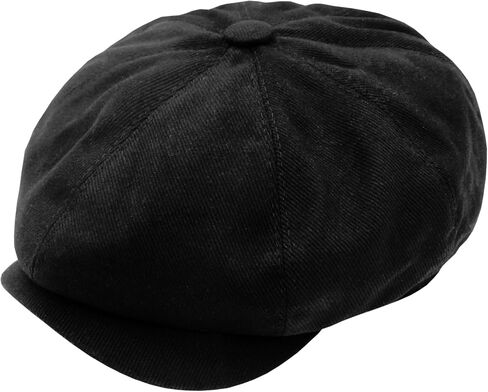 Newsboy Hats for Men Flat Cap Cotton Caps for Men Classic 8 Panel Ivy Hat Driver Cap for Women (Cotton, Denim) in Saudi Arabia