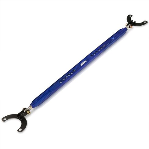 AJP Distributors JDM Sports SPORTER الخلفي العلوي من الألومنيوم هيكل الدعم الدعم لدعم Stabilizer Tower Tie Bar ARM ROD ROD Blue متوافق/بديل لـ Mirage 1998 1998 1999 2000 2001 97 98 99 00 01 in Kuwait