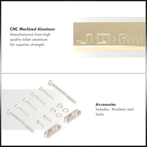 AJP Distributors JDM Rear Lower Subframe Brace Support Tie Bar Aluminum Suspension Chassis Sway Control Arm Neo Chrome Compatible/Replacement For Civic EJ EK EM 1996 1997 1998 1999 2000 96 97 98 99 00 in Kuwait