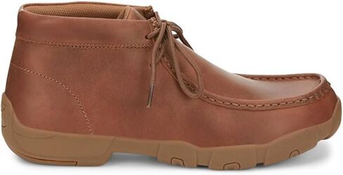 Justin Men's Driver Moc Casual Shoes - Waxy Dark Brown in Saudi Arabia