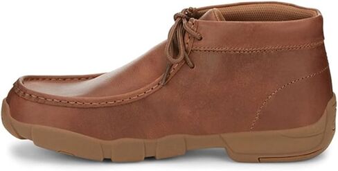 Justin Men's Driver Moc Casual Shoes - Waxy Dark Brown in Saudi Arabia