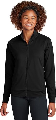 Sport-Tek Women's Sport-Wick Stretch Cadet Cadet Jacket LST857 in Kuwait