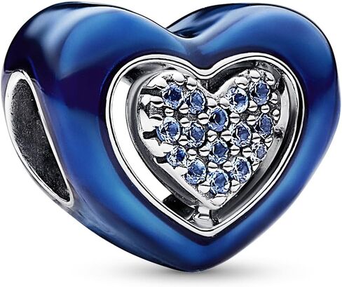 Charm Pandora 792750C01 blue rotating heart in Saudi Arabia