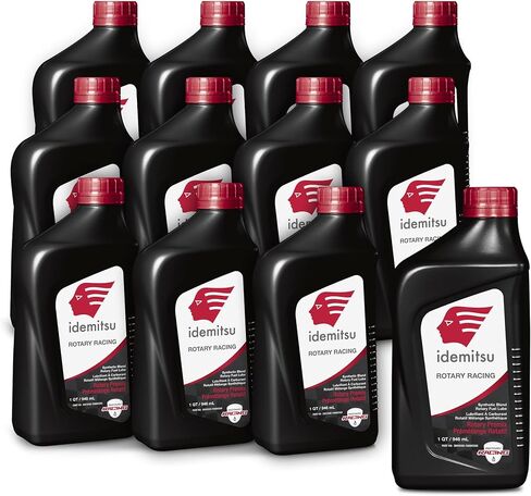 Idemitsu Synthetic Blend Racing Rotary Premix – 1 Quart, Case of 12 | Premium Rotary Fuel Lubricant for Gasoline Engines | Designed for Enhanced Sealing and Clean Engine Operation in Kuwait
