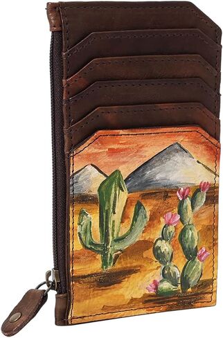 Western Leather Women's Card Holder by American Darling in Saudi Arabia