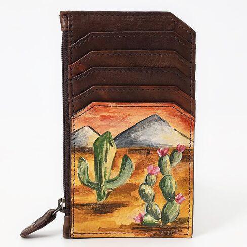 Western Leather Women's Card Holder by American Darling in Saudi Arabia