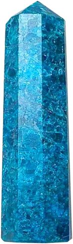 Runyangshi Large Clear Quartz Healing Crystal Wand 4.72"-5" Natural Crystal Tower 6 Faceted Single Point Crystal Prism Wand Natural Quartz Stones for Meditation Reiki Chakra Therapy Home Decor Gift in Saudi Arabia
