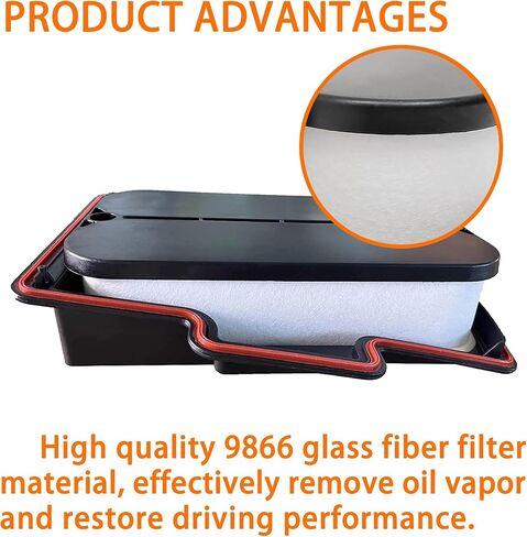 CV50633 CV50634 مرشح Drank Dase Filter عنصر متوافق مع محركات Cummins ISX ISM ، Kenworth ، Freightliner ، Peterbilt ، Navistar ، Western Star: 3691476،904-7904 ، 99340 ، CB57. in Kuwait