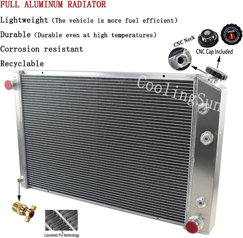 Aluminum Radiator Shroud Fan for 1973-1991 Chevy C10 C20 C30 K10 K20 K30 Pickup Blazer GMC in Saudi Arabia