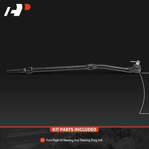 A-Premium Front Right At Steering Arm Steering Drag Link, Compatible with Jeep TJ Series - Wrangler 1997-2006, TJ 1997-2006, 4WD Only in Saudi Arabia