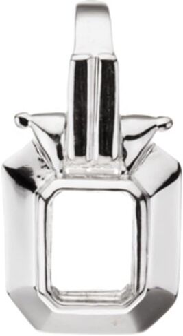 شبه مصقول 10K الذهب الأصفر 8x6mm مقطوع الزمرد مُحسِّن للمكانة لمدة 1 3/4 CTTW المجوهرات الراقية للهدايا الخاصة بها (تصاعد فقط ، وليس كل الأحجار المشمولة) in Saudi Arabia