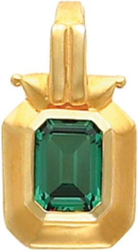 شبه مصقول 10K الذهب الأصفر 8x6mm مقطوع الزمرد مُحسِّن للمكانة لمدة 1 3/4 CTTW المجوهرات الراقية للهدايا الخاصة بها (تصاعد فقط ، وليس كل الأحجار المشمولة) in Saudi Arabia