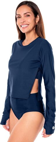 Coolibar Upf 50+ Women's Bayfront Rash Guard Bra Top - Sun Protection in Kuwait