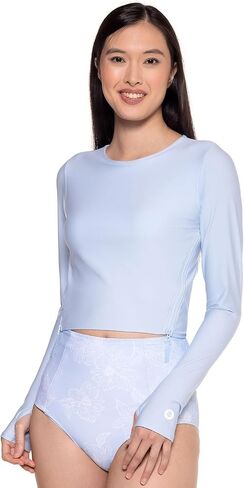 Coolibar Upf 50+ Women's Bayfront Rash Guard Bra Top - Sun Protection in Kuwait