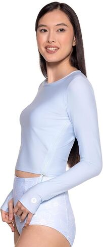 Coolibar Upf 50+ Women's Bayfront Rash Guard Bra Top - Sun Protection in Kuwait