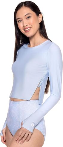 Coolibar Upf 50+ Women's Bayfront Rash Guard Bra Top - Sun Protection in Kuwait