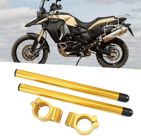 Aluminum Clip On Handlebar, 43mm Universal Motorcycle Fork Handle Set with Easy Installation, Premium Quality, Universally Fit, for Variety of Motorcycles in Saudi Arabia