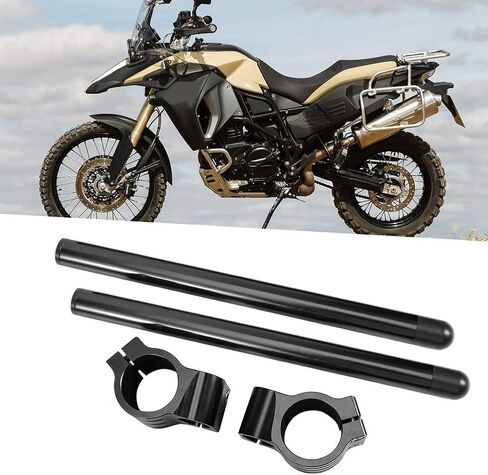 Aluminum Clip On Handlebar, 43mm Universal Motorcycle Fork Handle Set with Easy Installation, Premium Quality, Universally Fit, for Variety of Motorcycles in Saudi Arabia