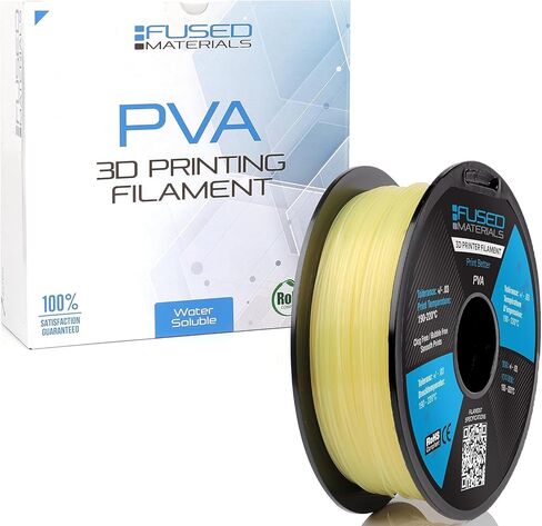 خيوط طابعة PVA ثلاثية الأبعاد، 2.85 مم، لفة 0.5 كجم - خيوط قابلة للذوبان - خيوط قابلة للذوبان في الماء للطابعات ثلاثية الأبعاد والأقلام ثلاثية الأبعاد in Saudi Arabia