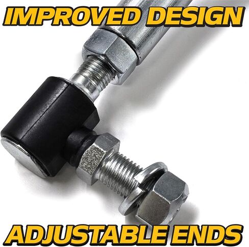 HD Switch Improved Adjustable Steering Drag Link 21546337 LH Left Hand for Ariens Mowers Lawn Tractors - Tough Crimp Construction 50% Stronger - Sector Gear Dust Cap Included in Saudi Arabia