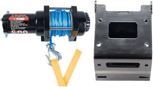 Tusk Off-Road Tusk Winch with Synthetic Rope and Mount Plate 3500 lb. for Polaris Sportsman 570 Utility HD 2022,2024 in Saudi Arabia