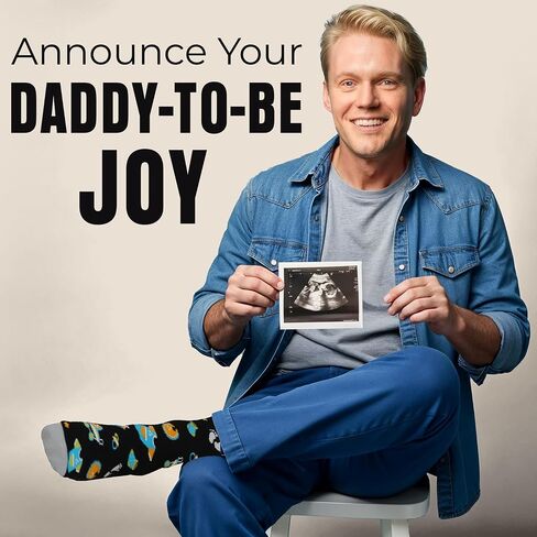 ZAGKOO Socks for Women, Men - Expecting Gift for New Mom Dad Parents Pregnancy Women - Christmas Gifts for First Time Parents in Kuwait