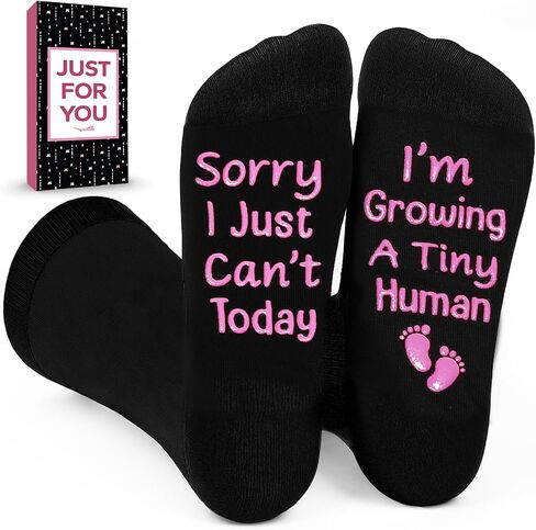 ZAGKOO Socks for Women, Men - Expecting Gift for New Mom Dad Parents Pregnancy Women - Christmas Gifts for First Time Parents in Kuwait