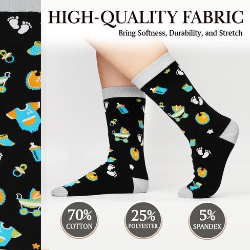 ZAGKOO Socks for Women, Men - Expecting Gift for New Mom Dad Parents Pregnancy Women - Christmas Gifts for First Time Parents in Kuwait