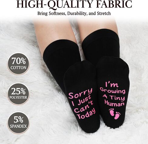 ZAGKOO Socks for Women, Men - Expecting Gift for New Mom Dad Parents Pregnancy Women - Christmas Gifts for First Time Parents in Kuwait