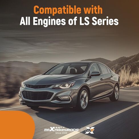 MaxPeedingRods LS Crossover Crossover Steam Vate Kit ، AN4 FUEL BRAKE LINE LS LS Stail Steam Port for LS1 LS3 LS6 LS7 LS9 LSX in Kuwait