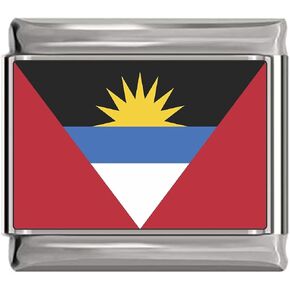 Antigua and Barbuda Flag Italian Charm in Kuwait