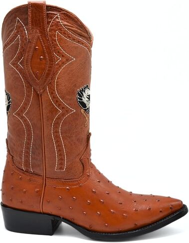 Joe Boots 901 Classic Mens Western Boot Exotic Gostrich Print أصلي جلدي J in Kuwait