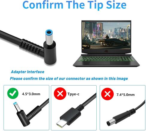 شاحن الكمبيوتر المحمول 135 وات مناسب لألعاب HP Spectre x360 HP Pavilion 15 17 15 ec0013dx 15-ec0751ms L15534-001 TPN-DA11 TPN-CA13 19.5V 6.9A محول سلك الطاقة in Kuwait