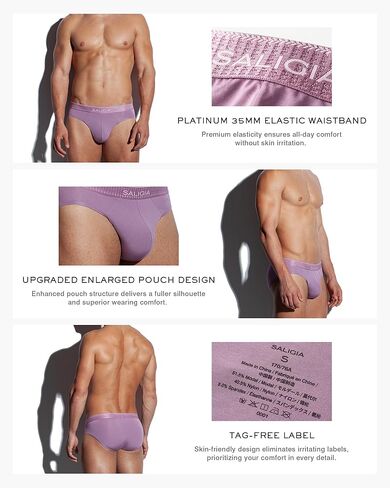 ملخصات ملابس داخلية للرجال من ساليجيا للرجال من 3 ملابس داخلية للرجال الذين يعانون من ملخصات رجال منخفضة الدعم الداعمة in Kuwait