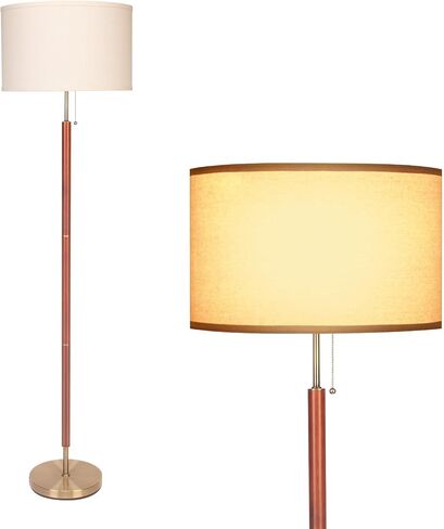 Floor Lamp with Reading Light, Tall Lamp for Living Room Corner, Pole Lamp Standing Lamp Tall Light for Living Room, Bedroom, Corner, Den, Office. No Bulbs (2 Head) in Saudi Arabia