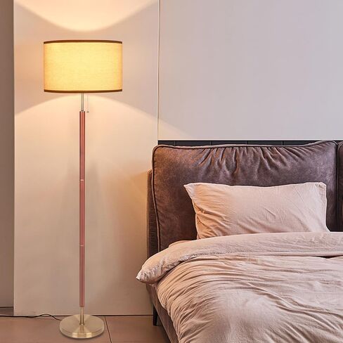 Floor Lamp with Reading Light, Tall Lamp for Living Room Corner, Pole Lamp Standing Lamp Tall Light for Living Room, Bedroom, Corner, Den, Office. No Bulbs (2 Head) in Saudi Arabia