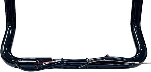 Dominator Industries 1 1/4 "PREWIRED 10" Gloss Black Miter Bar Apes متوافق مع Harley-Davidson Electra & Street Glide ، Special و Ultra Limited و Low-المقود لعام 2014-2023 in Kuwait