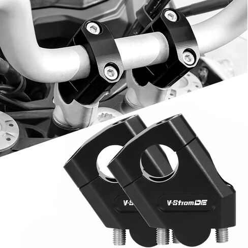 لـ V-Strom 800 De Vstrom 800de 2023 دراجة نارية المقود Riser Motocross زيادة المشبك جبل حفرة دراجة نارية Vstrom 800 (Black 28mm) in Kuwait