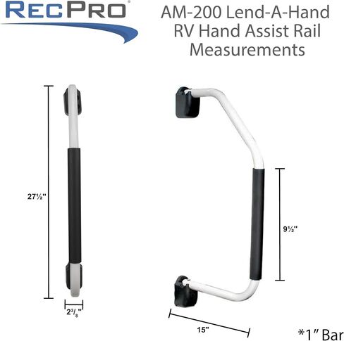 RecPro Brand Lend-A- Hand RV Assist Folding Handle | Aluminum Lend-A-Hand in Saudi Arabia