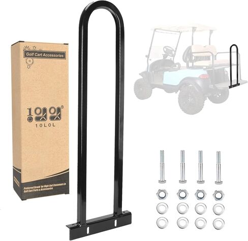 10L0L Universal Preac Get Proom Lar To Yamaha ، Club Car ، Ezgo ، 2+2 Cart Golf ، لا يناسب المقعد الخلفي الخلفي مع صفيحة قدم معدنية in Saudi Arabia